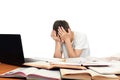 Student Tired Royalty Free Stock Photo