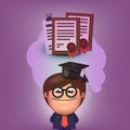 Student. Vector format Royalty Free Stock Photo