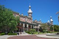 Student walking at the campus of University of Tampa in Tampa