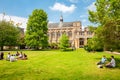 Students of Balliol College. Oxford, England Royalty Free Stock Photo