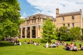 Students in Balliol College. Oxford, England Royalty Free Stock Photo