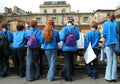 Students at Bath, England Royalty Free Stock Photo