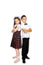 Students boy and girl