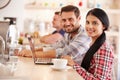 Students in a cafe