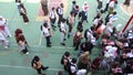 Students in Central Java Indonesia enrolling in a Vocational High School