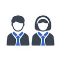 Students Couple Icon