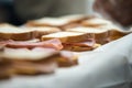 Students of coworkers making food for charity or homeless people