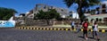 Students Crossing street Royalty Free Stock Photo