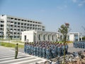 Students Doing Their Military Training in China