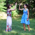 Students girls having fun Royalty Free Stock Photo