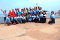 Students go on study Tour in Num Ngum Dam, Laos
