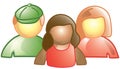 Students_group icon Royalty Free Stock Photo
