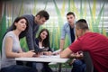 Students group study Royalty Free Stock Photo