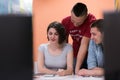 Students group study Royalty Free Stock Photo