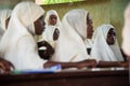 Students of Primary school at Kendwa during English lesson, Zanzibar