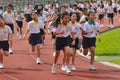 Students in a Running Competition