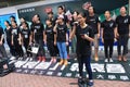 Students singing event for memorizing China Tiananmen Square protests of 1989