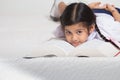 Students sleep with book Royalty Free Stock Photo