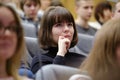 Students of the St. Petersburg Polytechnic Institute at a lecture