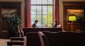 Students study in the Memorial Union lounge, Oregon State University, Corvallis