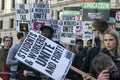 Students take part in a protest march against fees