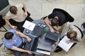 Students of the University of ZÃÂ¼rich learning in the Aula