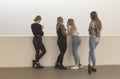 Students visiting Pinakotheke der Moderne