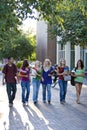 Students Walking