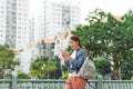 Students Walking Outdoors On University Campus Royalty Free Stock Photo