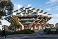 Students Walks By the Geisel Library at UCSD