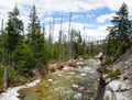 Studeny potok in High Tatras mountains, Carpathia