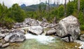 Studeny potok in High Tatras mountains, Carpathia