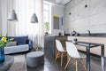 Studio apartment with kitchenette