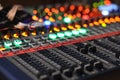 Studio audio mixer Royalty Free Stock Photo