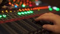 Studio audio mixer Royalty Free Stock Photo