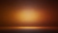 Warm Amber and Brown Gradient Studio Background with Soft Light Royalty Free Stock Photo