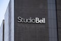 Studio Bell, home of the National Music Centre building sign
