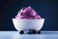 Studio blueberry ice cream bowl