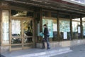 Studio of Bulgarian National Film Archive in Sofia, Bulgaria on may 11, 2005. Odeon cinema. Old Film rolls