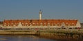 Studio de la Matelot and lighthouse of Calais, view from the harbor