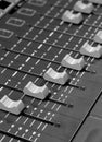 Studio faders Royalty Free Stock Photo