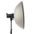 Studio flash on a stand over isolated white background Royalty Free Stock Photo