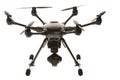 Studio isolated photo of heksacopter drone