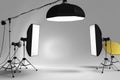 Studio lighting equipment Royalty Free Stock Photo