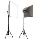 Studio lighting isolated on the white background. Soft box. 3d.