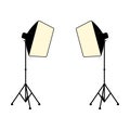 Studio Lighting Softbox Vector