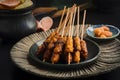 Studio lit satay, a tantalizing taste of Indonesia in focus