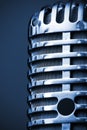 Studio microphone closeup Royalty Free Stock Photo