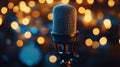 Studio Microphone Closeup Royalty Free Stock Photo