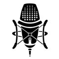 Studio microphone logo